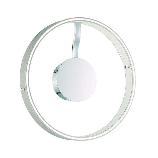 Eurofase Verdura Modern Integrated LED Indoor Flushmount, 1-Light, Round, Dimmable, Grey+ White 43893-034 - main